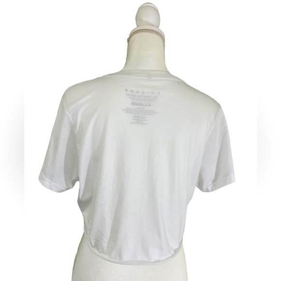 Bundle of 2, Like New, Never Worn Cropped Tees L and XL ~ Friends and Romwe - Picture 8 of 11